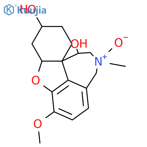 Galanthamine; (-)-form, 11R-Hydroxy, 1,2-dihydro, N-oxide structure