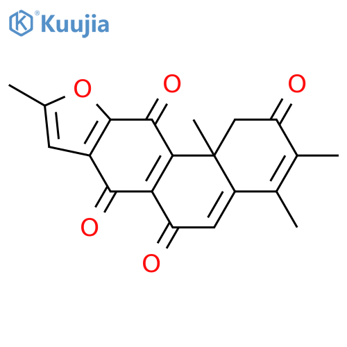 17(15→16),19(4→3)-Bisabeo-12,16-epoxy-3,5,8,12,15-abietapentaene-2,7,11,14-tetrone structure