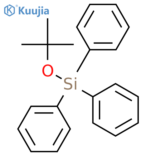 Silane, (1,1-dimethylethoxy)triphenyl- structure