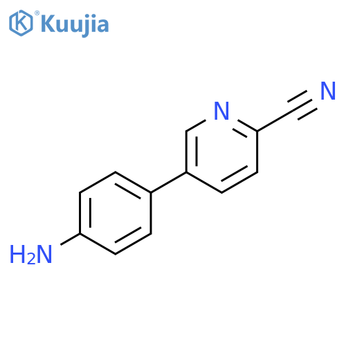 5-(4-Aminophenyl)picolinonitrile structure