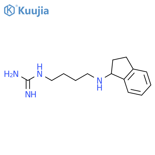 GUANIDINE, [4-[(2,3-DIHYDRO-1H-INDEN-1-YL)AMINO]BUTYL]- structure