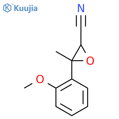 3-(2-Methoxyphenyl)-3-methyloxirane-2-carbonitrile structure