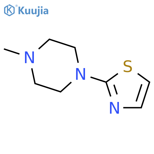 1-Methyl-4-(1,3-thiazol-2-yl)piperazine structure