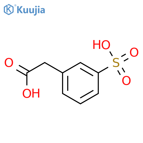 Benzeneacetic acid, 3-sulfo- structure