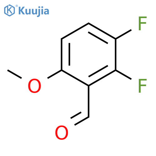 2,3-Difluoro-6-methoxybenzaldehyde structure