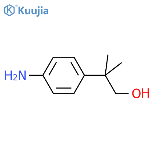 2-(4-Aminophenyl)-2-methylpropan-1-ol structure