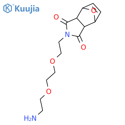4,7-Epoxy-1H-isoindole-1,3(2H)-dione, 2-[2-[2-(2-aminoethoxy)ethoxy]ethyl]-3a,4,7,7a-tetrahydro- structure
