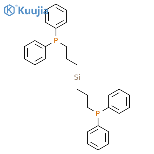 Bis-(Diphenylphosphinopropyl) Dimethyl Silane structure