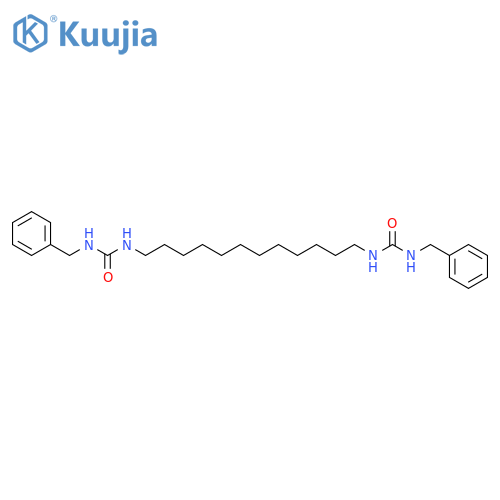 Urea, N,N''-1,12-dodecanediylbis[N'-(phenylmethyl)- structure