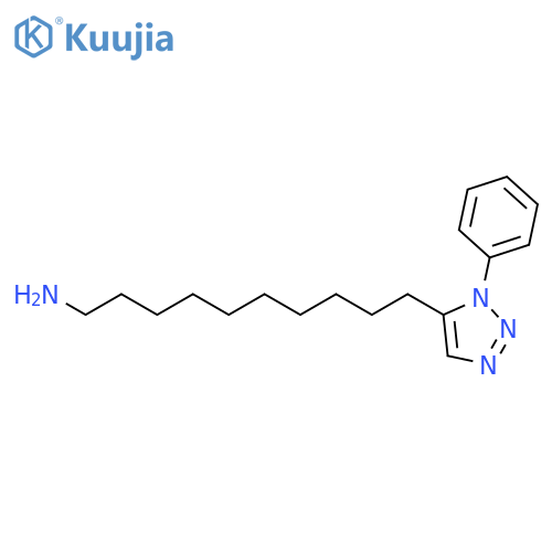 1H-1,2,3-Triazole-5-decanamine, 1-phenyl- structure