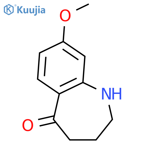 8-Methoxy-3,4-dihydro-1H-benzo[b]azepin-5(2H)-one structure
