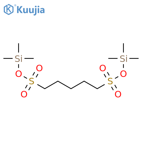 1,5-Pentanedisulfonic acid, bis(trimethylsilyl) ester structure