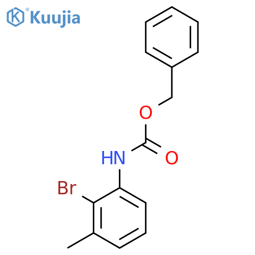 benzyl N-(2-bromo-3-methylphenyl)carbamate structure