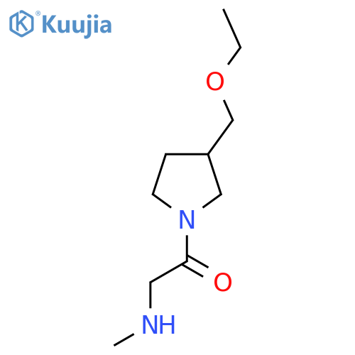 1-(3-(Ethoxymethyl)pyrrolidin-1-yl)-2-(methylamino)ethan-1-one structure