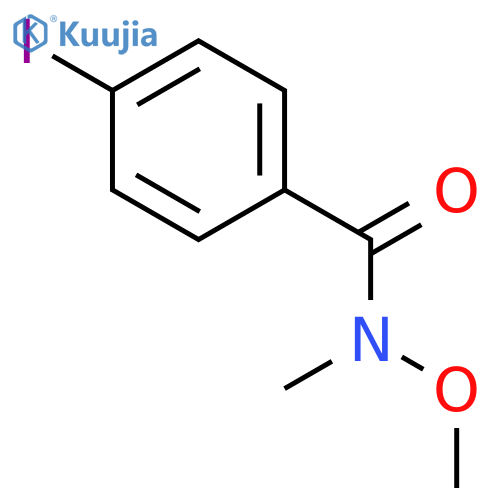 4-iodo-N-methoxy-N-methylbenzamide structure