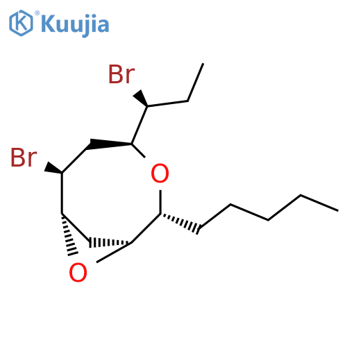 3,8-Dioxabicyclo[5.1.1]nonane, 6-bromo-4-(1-bromopropyl)-2-pentyl-, [1S-[1a,2a,4b(R*),6b,7a]]- (8CI,9CI) structure