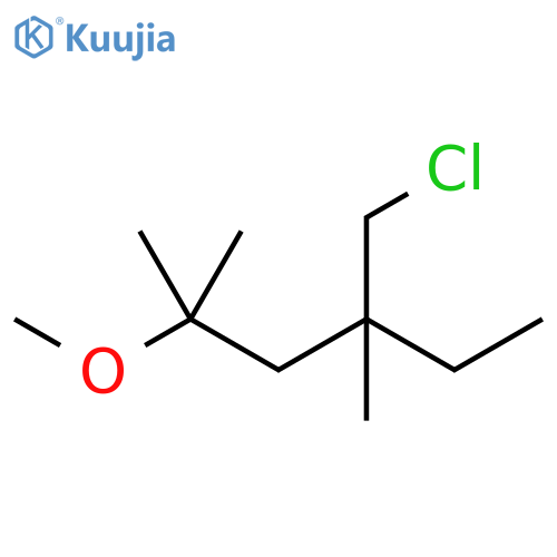 Hexane, 4-(chloromethyl)-2-methoxy-2,4-dimethyl- structure