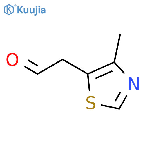5-Thiazoleacetaldehyde,4-methyl- structure