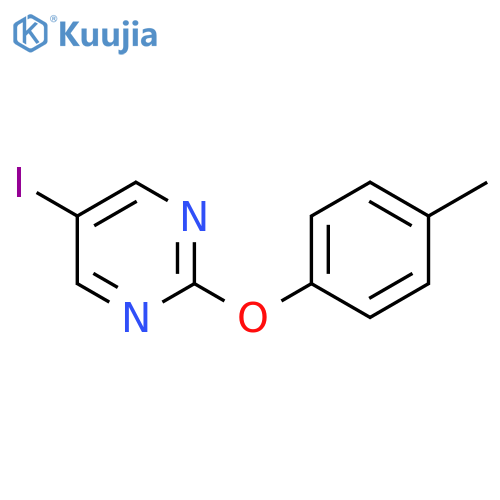 5-Iodo-2-(p-tolyloxy)pyrimidine structure