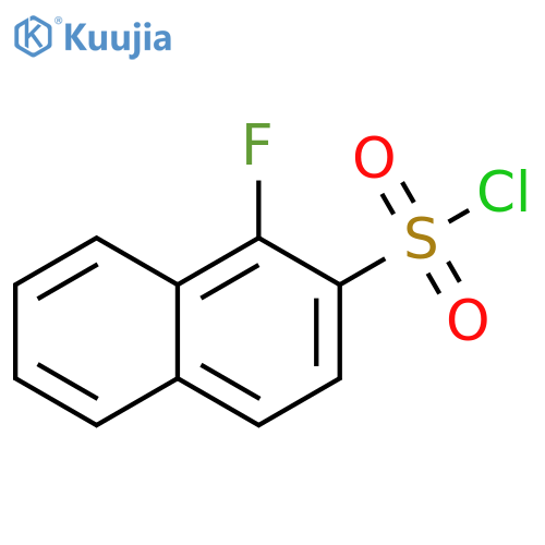 1-fluoronaphthalene-2-sulfonyl chloride structure