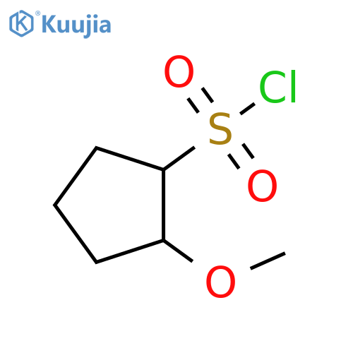 2-methoxycyclopentane-1-sulfonyl chloride structure