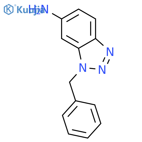 1H-Benzotriazol-6-amine, 1-(phenylmethyl)- structure