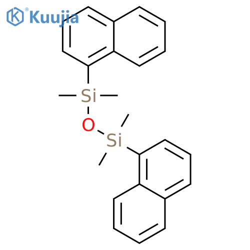 Disiloxane, 1,1,3,3-tetramethyl-1,3-di-1-naphthalenyl- structure