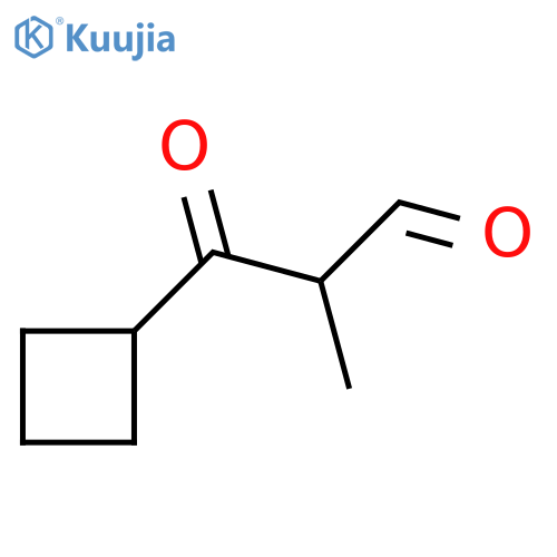3-Cyclobutyl-2-methyl-3-oxopropanal structure