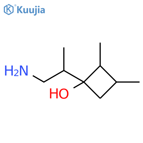 Cyclobutanol, 1-(2-amino-1-methylethyl)-2,3-dimethyl- structure