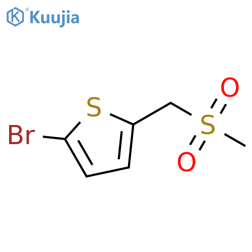 2-bromo-5-(methanesulfonylmethyl)thiophene structure