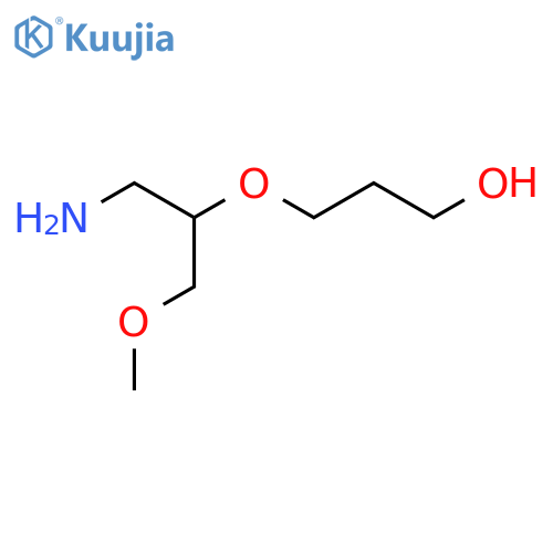 3-[(1-Amino-3-methoxypropan-2-yl)oxy]propan-1-ol structure