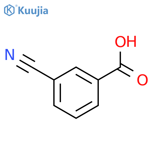 3-Cyanobenzoic acid structure