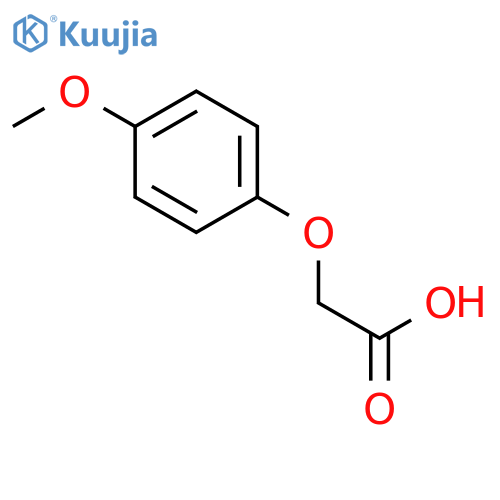 2-(4-Methoxyphenoxy)acetic acid structure