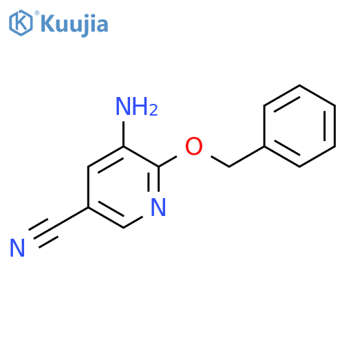5-Amino-6-(benzyloxy)pyridine-3-carbonitrile structure