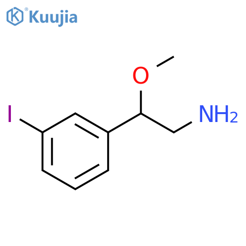 Benzeneethanamine, 3-iodo-β-methoxy- structure