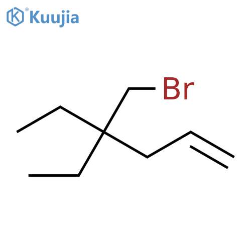 1-Hexene, 4-(bromomethyl)-4-ethyl- structure