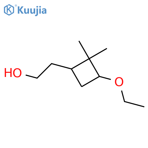 2-(3-ethoxy-2,2-dimethylcyclobutyl)ethan-1-ol structure