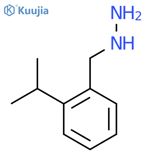 {[2-(Propan-2-yl)phenyl]methyl}hydrazine structure