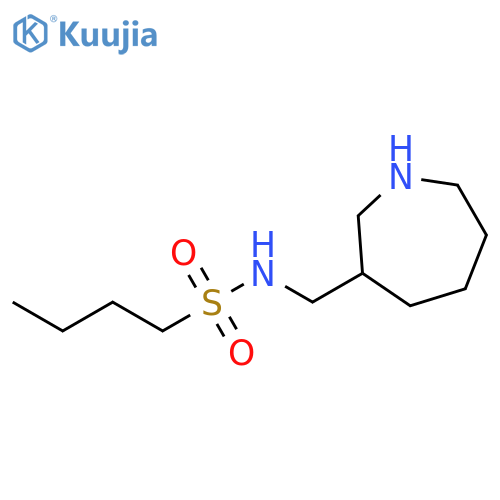 1-Butanesulfonamide, N-[(hexahydro-1H-azepin-3-yl)methyl]- structure