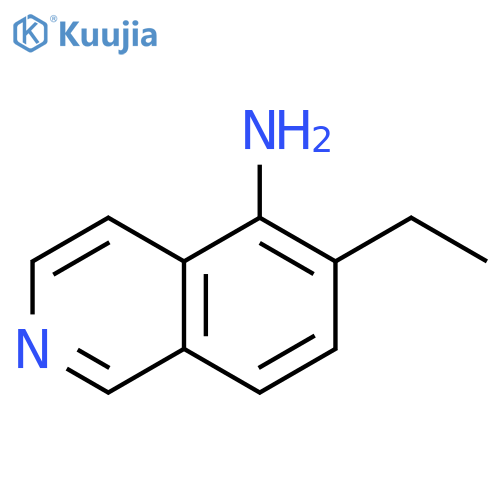 5-Isoquinolinamine, 6-ethyl- structure
