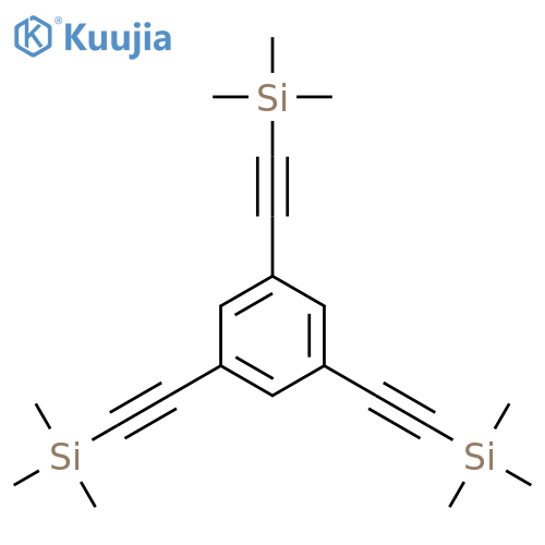 Benzene, 1,3,5-tris[2-(trimethylsilyl)ethynyl]- structure