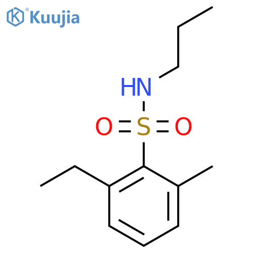 2-ethyl-6-methyl-N-propylbenzene-1-sulfonamide structure