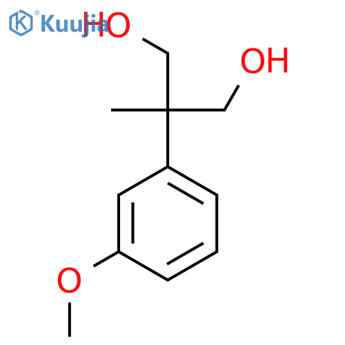 1,3-Propanediol, 2-(3-methoxyphenyl)-2-methyl- structure