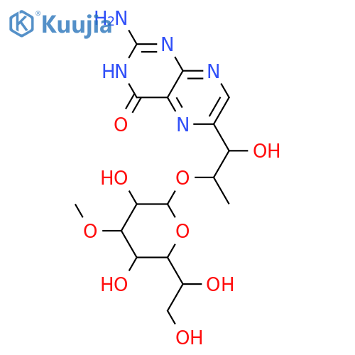 2-Amino-6-(1,2-dihydroxypropyl)-4(1H)-pteridinone; (1'R,2'S)-form, 2'-O-(3-O-Methyl-DL-glycero-α-D-manno-heptopyranoside) structure