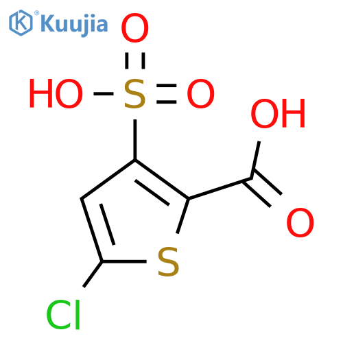 5-Chloro-3-sulfo-2-thiophenecarboxylic Acid structure