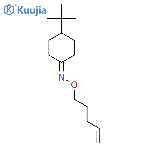 Cyclohexanone, 4-(1,1-dimethylethyl)-, O-4-pentenyloxime structure