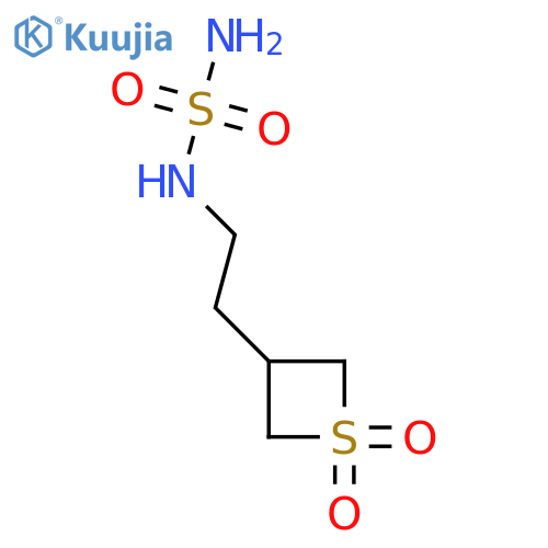 N-[2-(1,1-dioxo-1λ?-thietan-3-yl)ethyl]aminosulfonamide structure