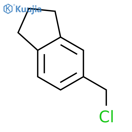 5-(chloromethyl)-2,3-dihydro-1H-indene structure
