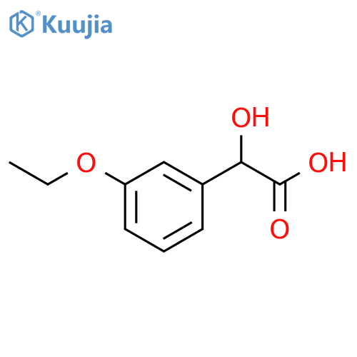 Benzeneacetic acid, 3-ethoxy-α-hydroxy- structure
