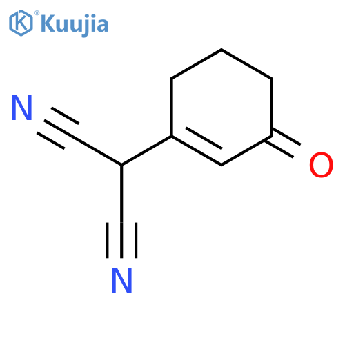 Propanedinitrile, (3-oxo-1-cyclohexen-1-yl)- structure